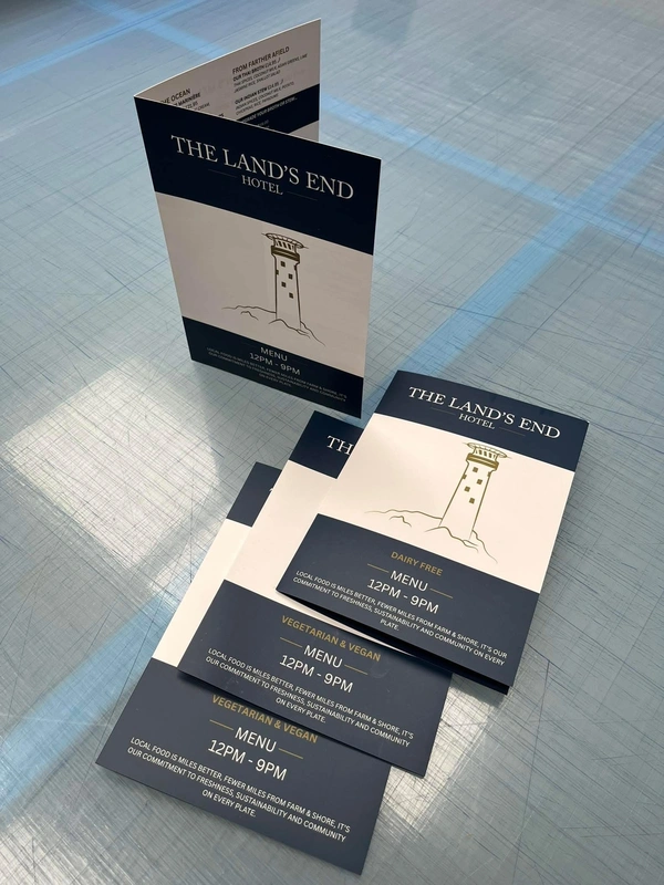  Printed & Laminated Menus