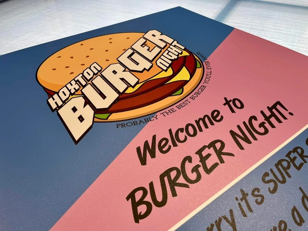  Matt Laminated Sign