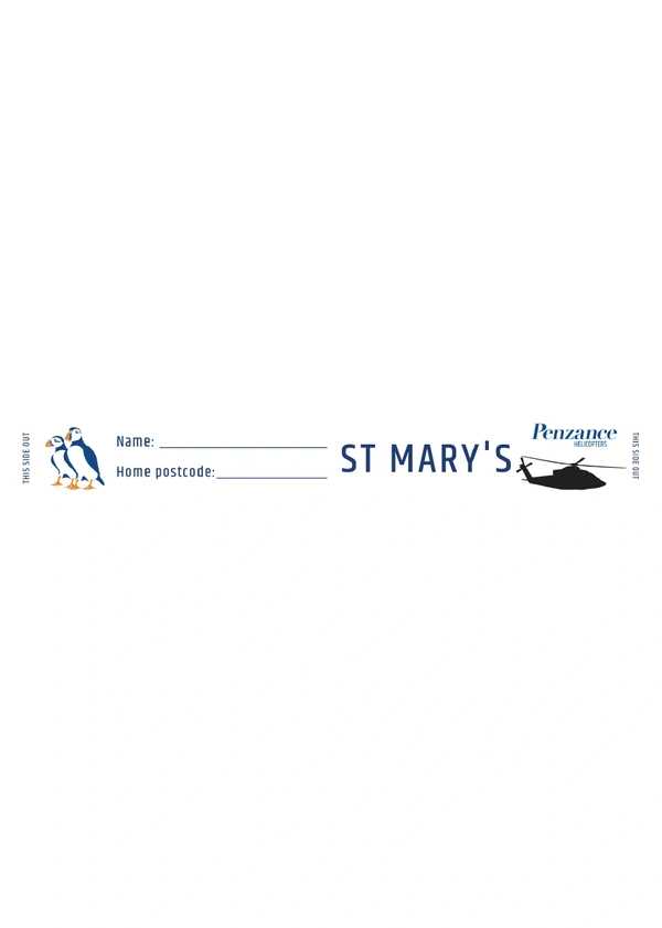  St Mary - S Luggage Label