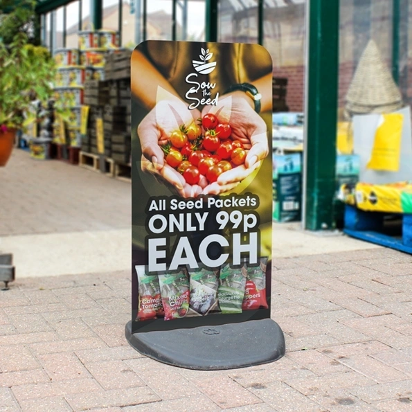  Ecoflexlite Advertising Seed Packet Promotion In Garden Centre