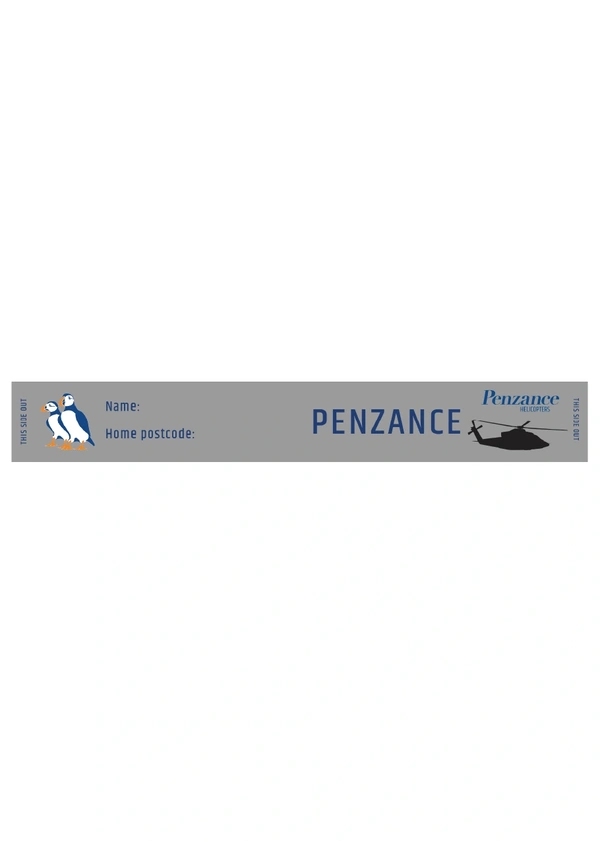  Penzance Luggage Label