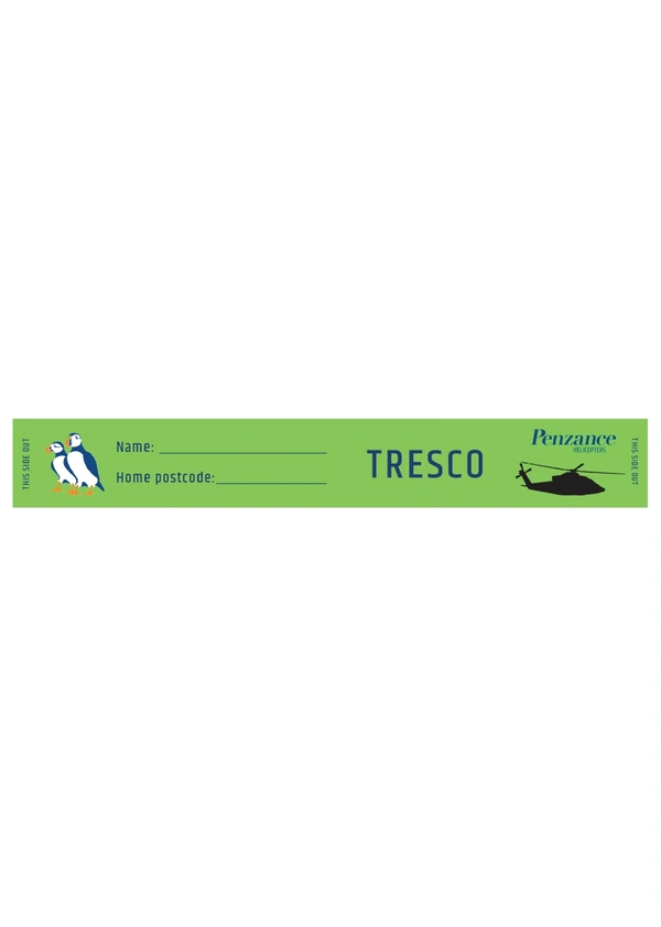  Tresco Luggage Label